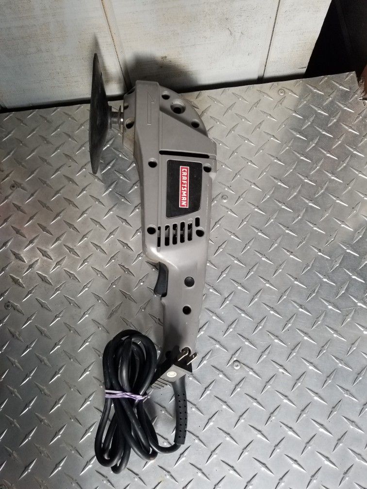 Craftsman 6" Disc Sander Polisher 2 Speed Corded 120 Volt