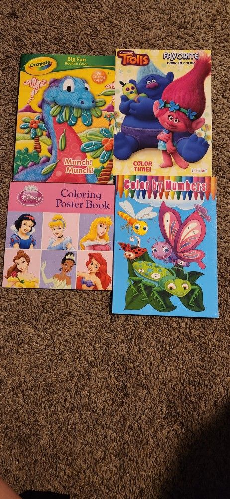 Coloring Book Set Of 4