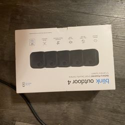 Blink Outdoor 4 (4th Gen) Wireless Outdoor Smart Home Security Camera System with 5 Cameras, up to 2-Year Battery Life (Black)