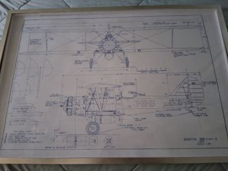 BM MARTIN 1&2 FRAMED DRAWING