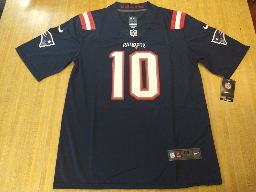 Mac Jones New England Patriots Blue Jersey! 