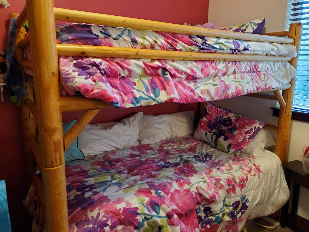 Free real wood bunk beds