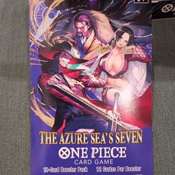 One Piece The Azure Sea's Seven Sleeved Booster Pack