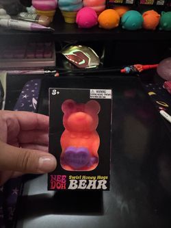 NeeDoh Swirl Honey Hugs Bear - HTF