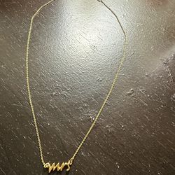 Kate Spade Gold Necklace