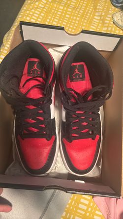 Red Air Jordan 1 Mid (with box)