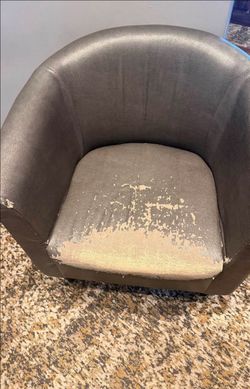 Vintage Faux Leather Chairs