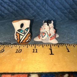  Vintage Cleo Teissedre Figurine 1986 Rare Hopi Pottery