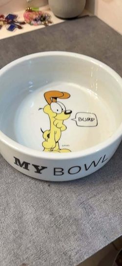 Garfield Odie My Bowl Pet Bowl