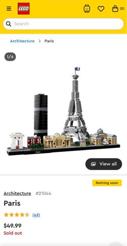🏙️ LEGO Architecture – Paris (21044)