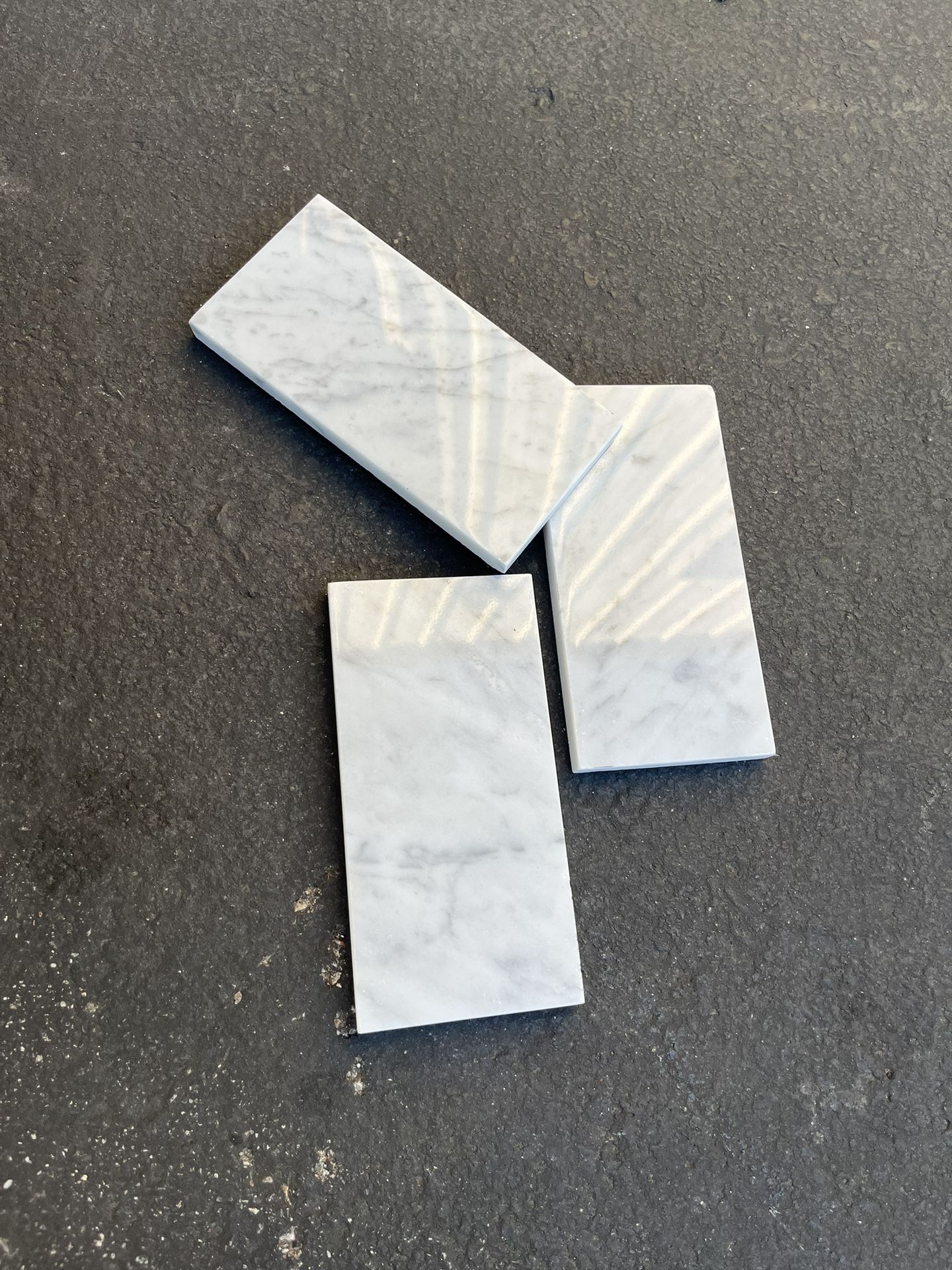 Carrara White 3in x 6in Polished Marble Floor and Wall Tile (5 sq. ft. Per case)