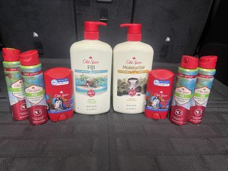 Old Spice Body Wash and deodorants bundle