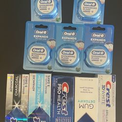 Toothpaste and dental floss  bundle $20