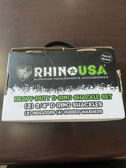 Rhino Heavy Duty D-ring shackle set
