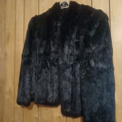 Vintage Rabbit Fur Coat