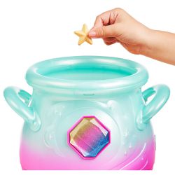 Magic Mixies Magical Misting Cauldron with Interactive 8 inch Blue Plush  Toy and 50 Sounds and Reactions, Toys for Kids, Ages 5