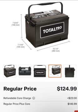 Brand New Total Pro Battery