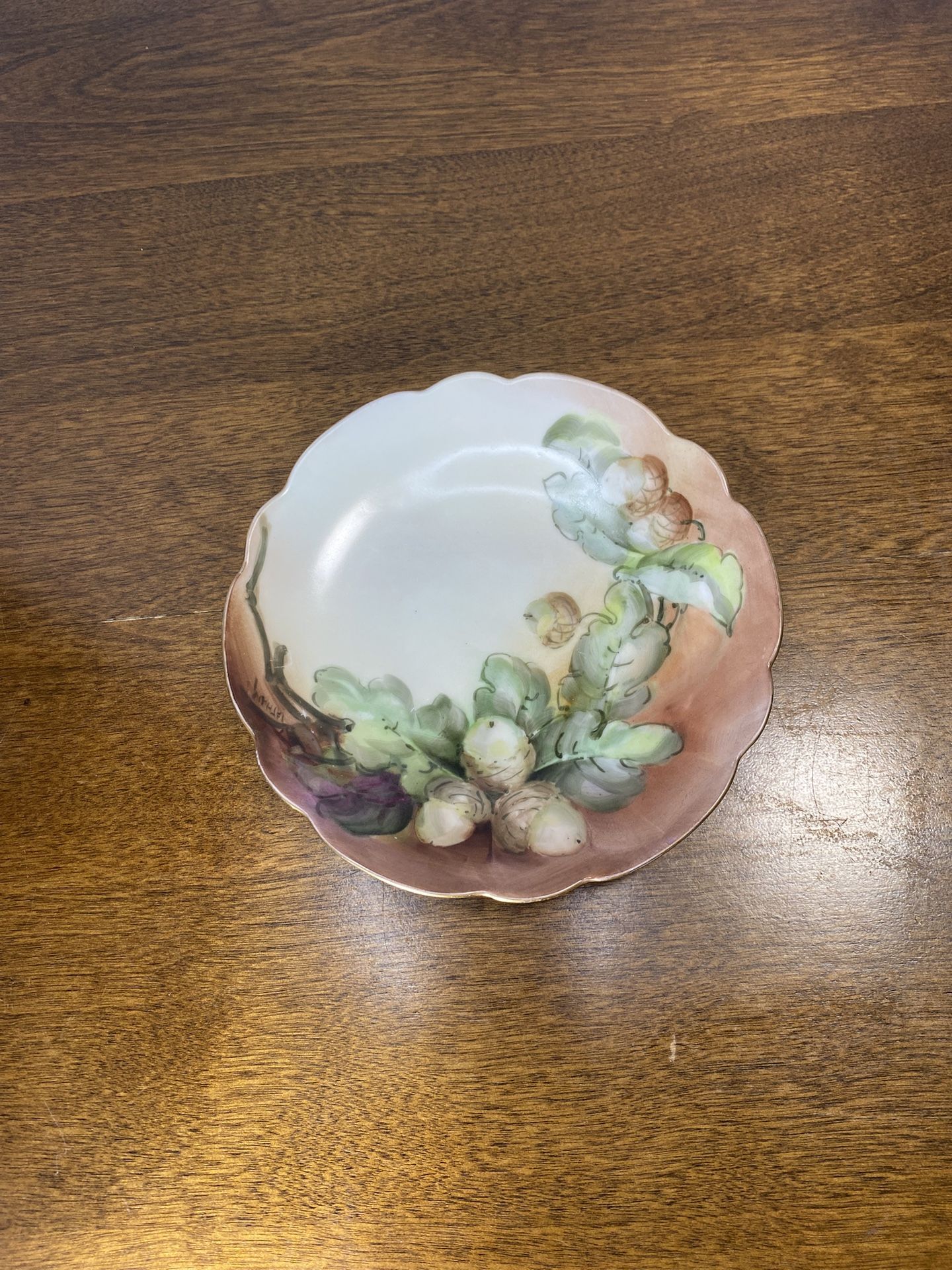 Bavaria Hand Painted Art Pottery Bone China Dessert Plate Small
