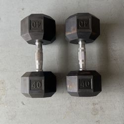 40lb Dumbbell Set