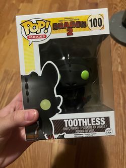 Funko Pop! Toothless #100 How To Train Your Dragon 2 Vinyl Figure w/ Protector