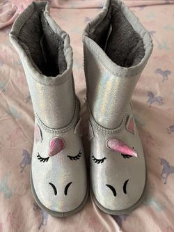 Little Girl’s Unicorn Boots Size 12