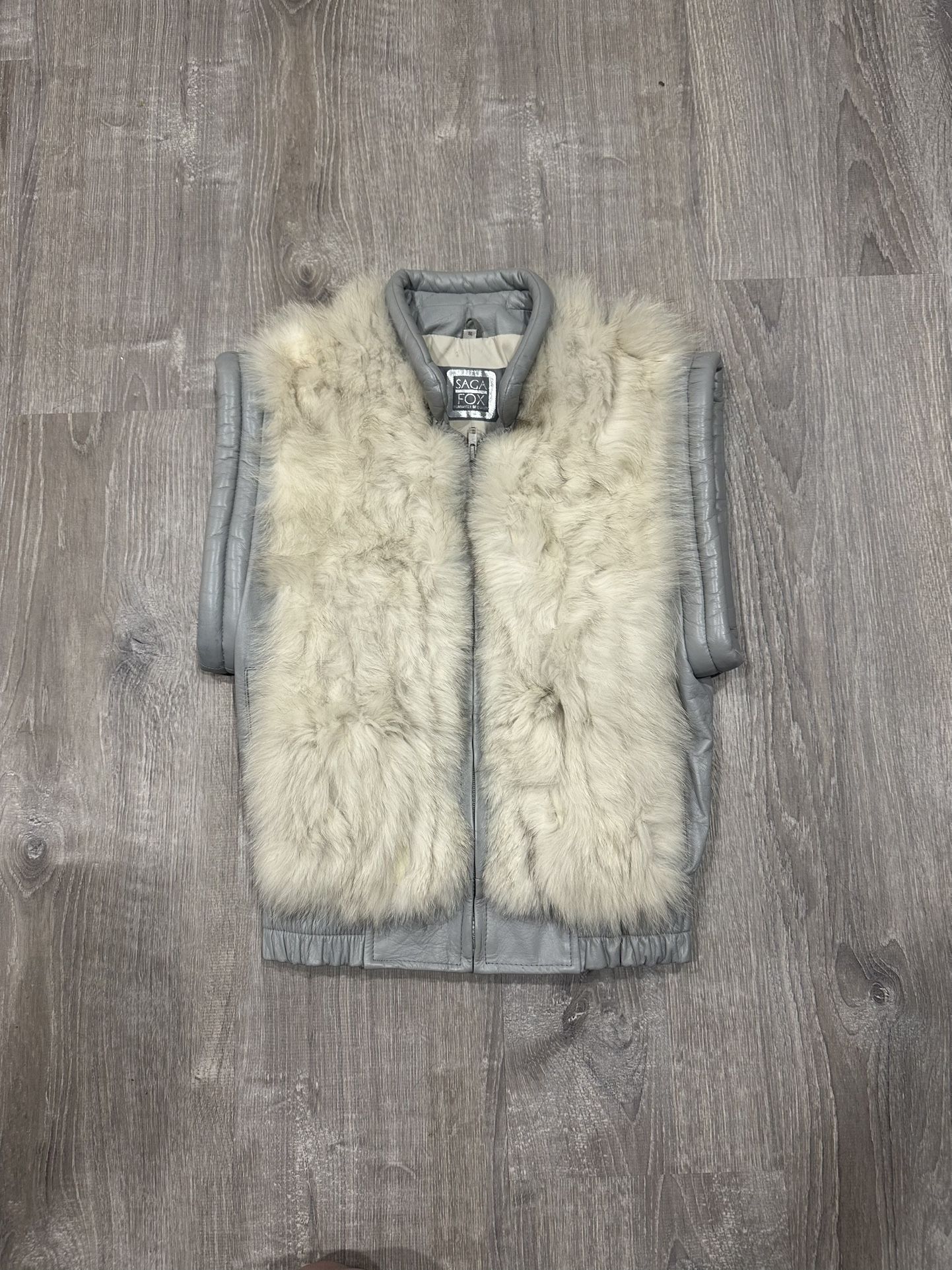 Saga Fox Leather And Fur Vest