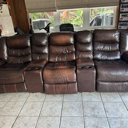 Leather Love Seat/couch….FREE