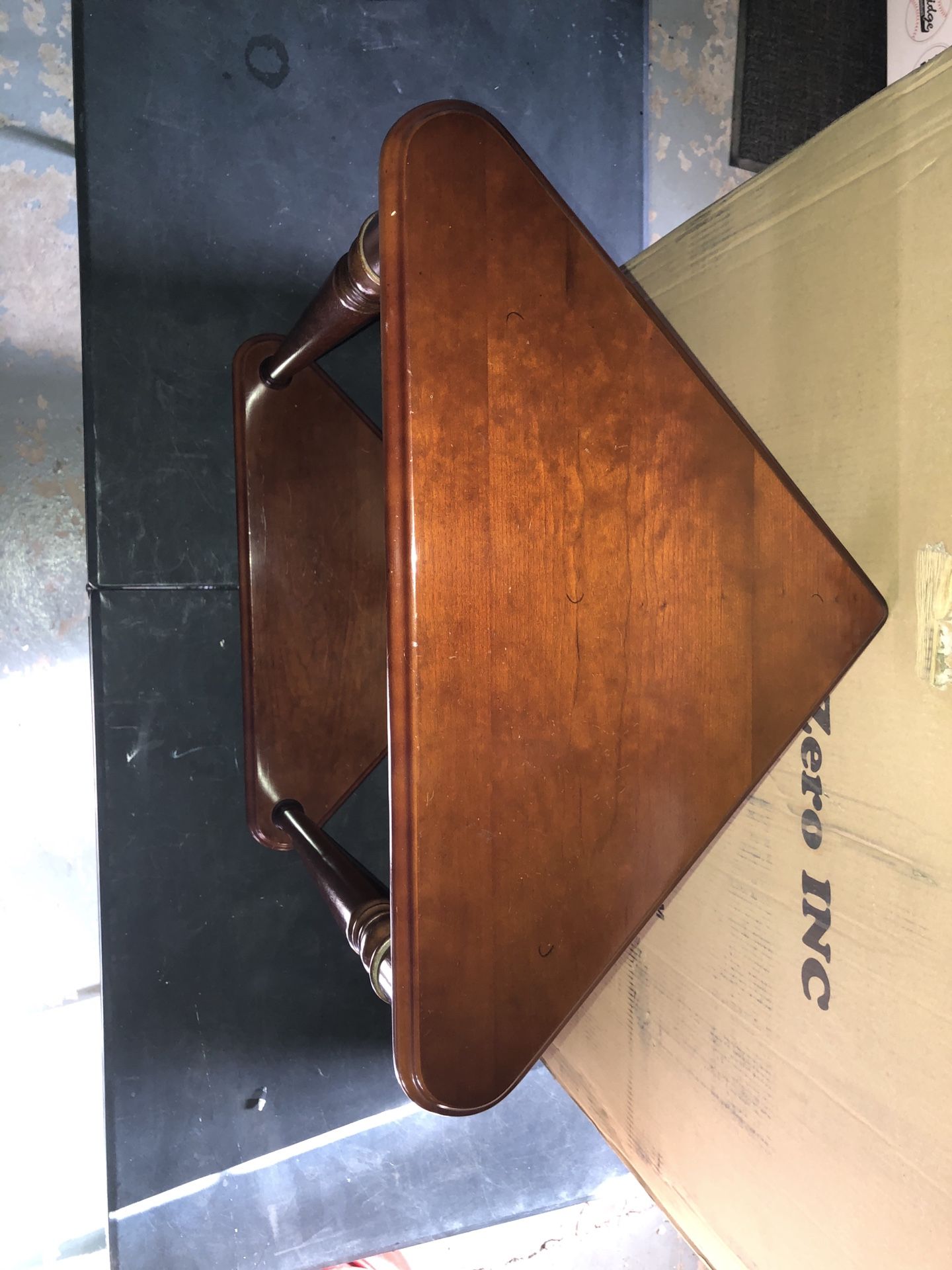 All wood Cherry Accent Table