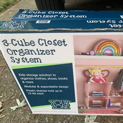 3 Cube Closet Organizer System 15.00