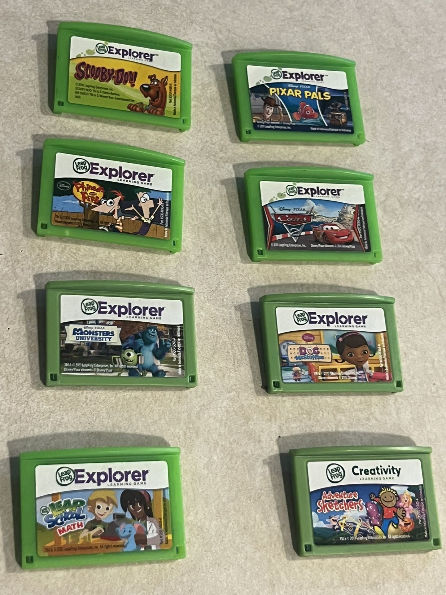 Leapfrog Games X 8 Games