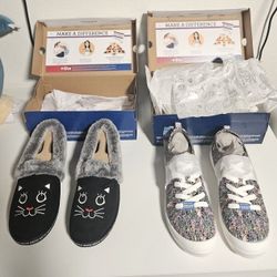 NEW Skechers Women's Bobs Kitten Shoes & Slippers Bundle