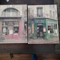 2 Beautiful Framed  Pictures