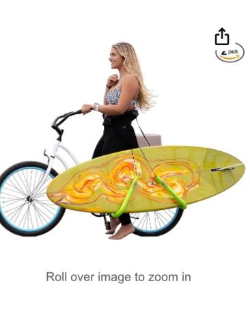 Carry Surfboard On Bike !!!