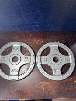 25 Lb Olympic Weight Plates 