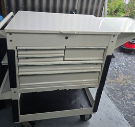 Carro de Servicio U.S. General 30" con 5 Cajones Blanco - Mueble de Herramientas