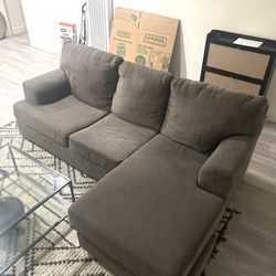 Gray Couch Soda Chaise