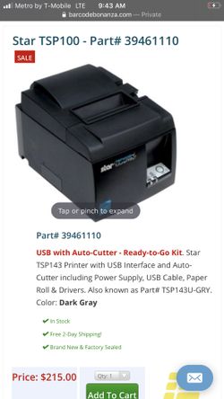 Printer tsp100 new or use
