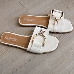 White Sandals 