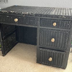 Free Wicker Desk