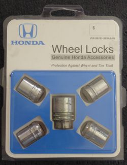 Honda OEM Wheel Locks and Key