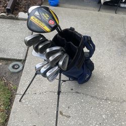 Ping I3 Iron Set Cobra King SZ Driver Odyssey DF 990 Putter Ping Hoofer Vantage Bag 