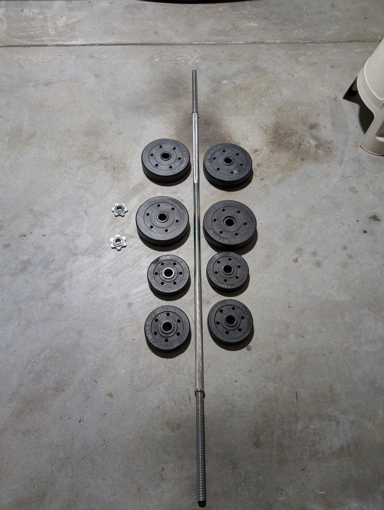 50lb barbell set