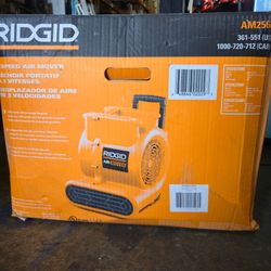RIDGID 1625 CFM 3-Speed, Portable Air Mover Blower Fan with Collapsible Handle #5887
