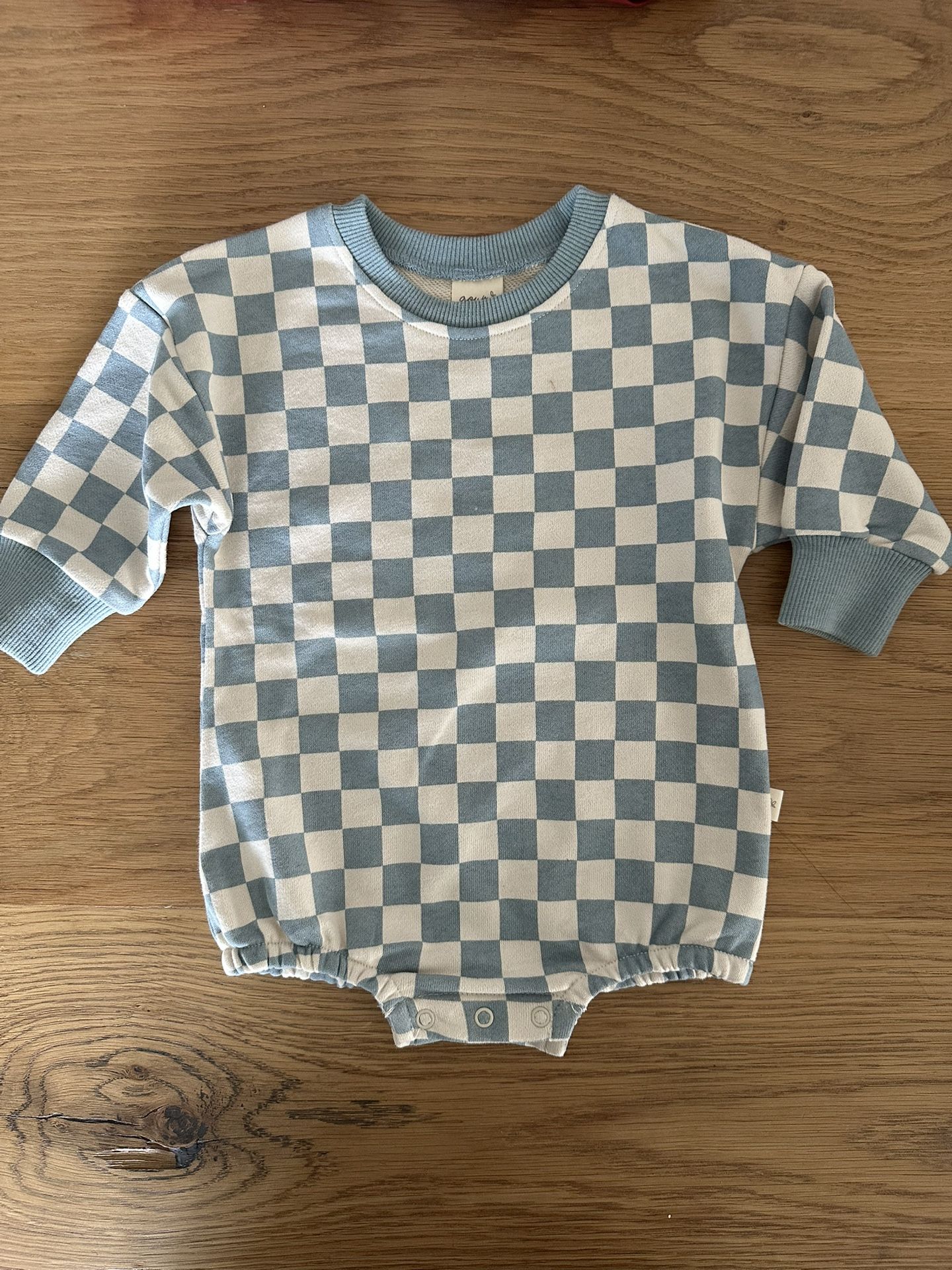 Blue Checkered 3 Months 