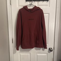 RVCA Hoodie Red XL