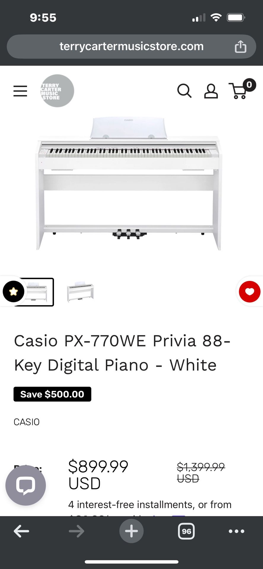 Casio digital piano In Good Condition