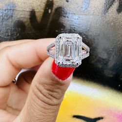 14k LAB Diamond Engagement Ring 