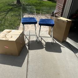 3 Modern Counter High Bar Stools 