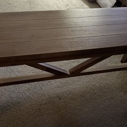 Wood Bench 