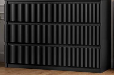 Black dresser 6 drawers